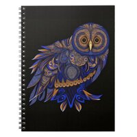 Lapis Paisley Owl Notebook