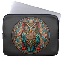 Mandala Owl #2 Laptop Sleeve