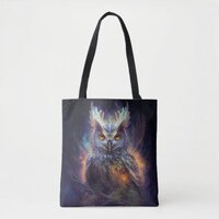 Ethereal Spirit Owl Tote Bag