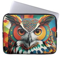 Pop Art Owl #2 Laptop Sleeve