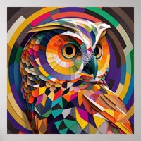 Pop Art Owl #1 Poster