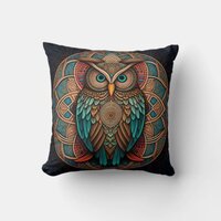 Mandala Owl #2 Pillow