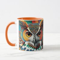 Pop Art Owl #2 Mug