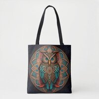 Mandala Owl #2 Tote Bag