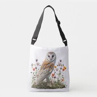 Floral Barn Owl Crossbody Bag
