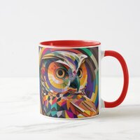 Pop Art Owl #1 Mug
