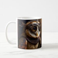 Steampunk Barn Owl Coffee Mug