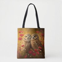 Burrowing Owls in Love Tote Bag
