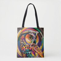 Pop Art Owl #1 Tote Bag