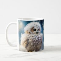 Fluffy Cloud Baby Owl Coffee Mug