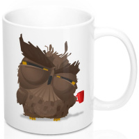 Grumpy Owl Coffee Mug
