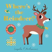 Where's the Reindeer?: (An Interactive, Sensory Lift-the-Flap Book with Felt Flaps and a Mirror