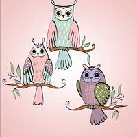 2019 Daily Planner Owls: Day Organizer Notebook – Three Owls Pink (Calendars & Planners - 