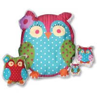 DAISY KINGDOM Easy Cut and Sew Stitch 'N Stuff Kit, Gigi Owl