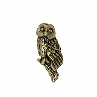 Owl Gold Lapel Pin - 1 Count