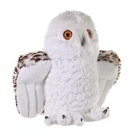 Wild Republic Snowy Owl Plush, Stuffed Animal, Plush Toy, Gifts for Kids, Cuddlekins, 12 Inches