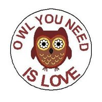 [3 dozen (36 total)] Gift Set - OWL YOU NEED IS LOVE 1.25" Pinback Buttons Badges / Pins