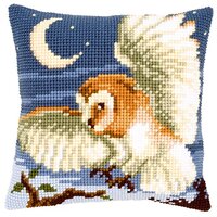 Vervaco Chasing Owl Cushion Front Chunky Cross Stitch Kit