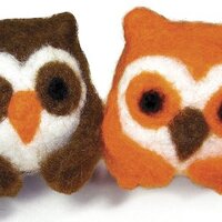Dimensions Needlecrafts Round and Wooly Owls Needle Felting Kit