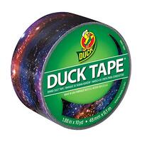 Duck Brand Printed Duct Tape Single Roll, Galaxy (283039)
