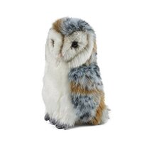 Living Nature Barn Owl Stuffed Animal | Fluffy Owl | Soft Toy Gift for Kids | 6 inches