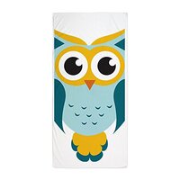 CafePress Teal Owl Large Beach Towel, Soft Towel with Unique Design