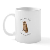 CafePress Wise Owl Mug 11 oz (325 ml) Ceramic Coffee Mug