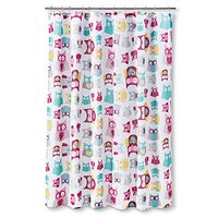 Circo Floral Owl Shower Curtain