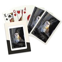 Lantern Press Barn Owl (52 Playing Cards, Poker Size Card Deck with Jokers)