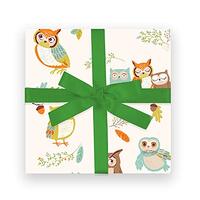 Sea Urchin Studio Gift Wrap Owls