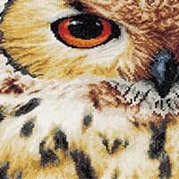 Lanarte Counted Cross Stitch kit Owl