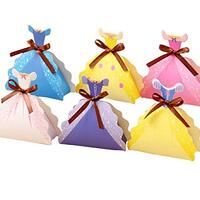 Princess Dresses Series Candy Boxes for Birthday 4x4 inches- Set of 12