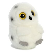 Aurora® Round Rolly Pet™ Hoot Owl™ Stuffed Animal - Adorable Companions - On-The-Go 