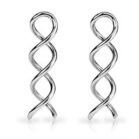 Pierced Owl 10-14GA 316L Surgical Steel Swirl Twist Taper Earrings, Sold as a Pair (14GA (1.6mm))