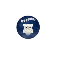Mini Button (10 Pack) Spooky Little Ghost Owl in the Mist