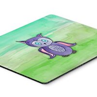 Caroline's Treasures BB7429MP Purple Owl Watercolor Mouse Pad, Hot Pad or Trivet for Home Offic