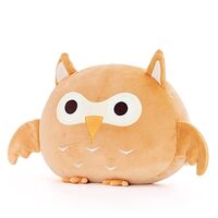 Lazada Stuffed Owl Animal Plush Kids Pillow Super Soft Toys Brown 15''
