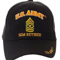 Artisan Owl Officially Licensed US Army Retired Baseball Cap - Multiple Ranks Available! (Sergeant M