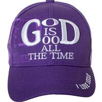 Artisan Owl God is Good All The Time with I Love Jesus on Back Baseball Cap - Religious Christian Sp