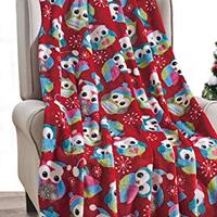 FAITH, HOPE, LOVE HOME DÉCOR Velvet Touch Holiday Throw Fleece Blanket (50" x 60") 