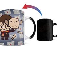 Morphing Mugs Harry Potter (Hedwig the Owl Chibi) Heat Reveal Ceramic Coffee Mug - 11 Ounces