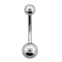 Pierced Owl EO Gas Sterilized G23 Titanium Belly Button Ring (14mm (9/16"))