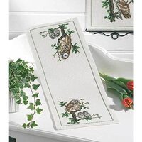 Permin Owl Family Table Runner Counted Cross-Stitch Kit