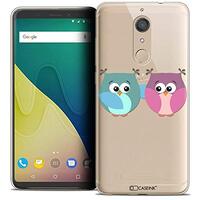 Ultra-Slim Case for 5.99 Inch Wiko View XL, Love Owls Design