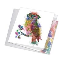 The Best Card Company - Big Funny Birthday Greeting Card (8.5 x 11 Inch) - Colorful Animal Notecard 