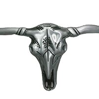Artisan Owl Cowboy Big Belt Buckle Bull Riding Western Bull Rider Rodeo New Texas (Bull Steer Skull)