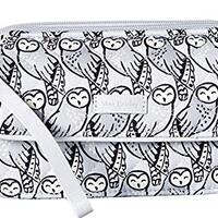Vera Bradley Iconic RFID All in One Crossbody in Owls Gray