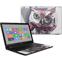 MightySkins Skin Compatible with HP 15t Laptop 15.6" (2017) - Owl Wink | Protective, Durable, a