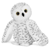 Bearington Collection Owlfred Plush Stuffed Animal White Snowy Owl, 11 inches - Bird Plush Toy