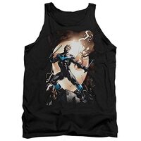 Batman Nightwing Against Owls Adult Tank Top M Black